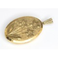 pandantiv victorian "locket". rolled gold. cca 1880 Marea Britanie